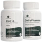 Paquete CoQ10 y multivitaminas NUTRICASHOP para salud cardiovascular y antioxidante