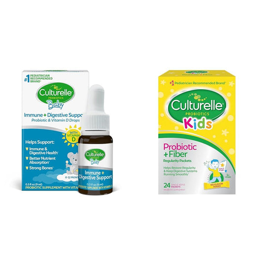 Paquete Culturelle probiótico gotas vitamina D para bebés