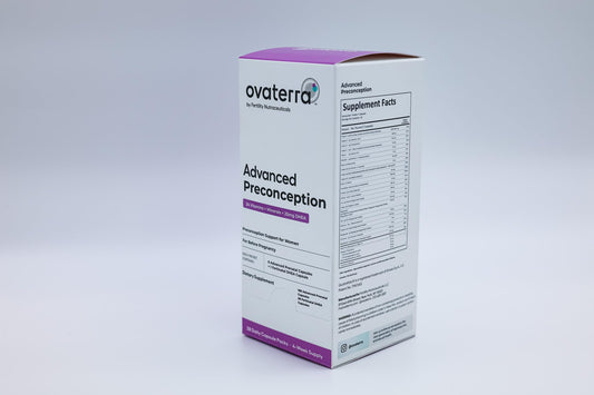 Paquete diario multivitamínico prenatal ovaterra 28 sobres