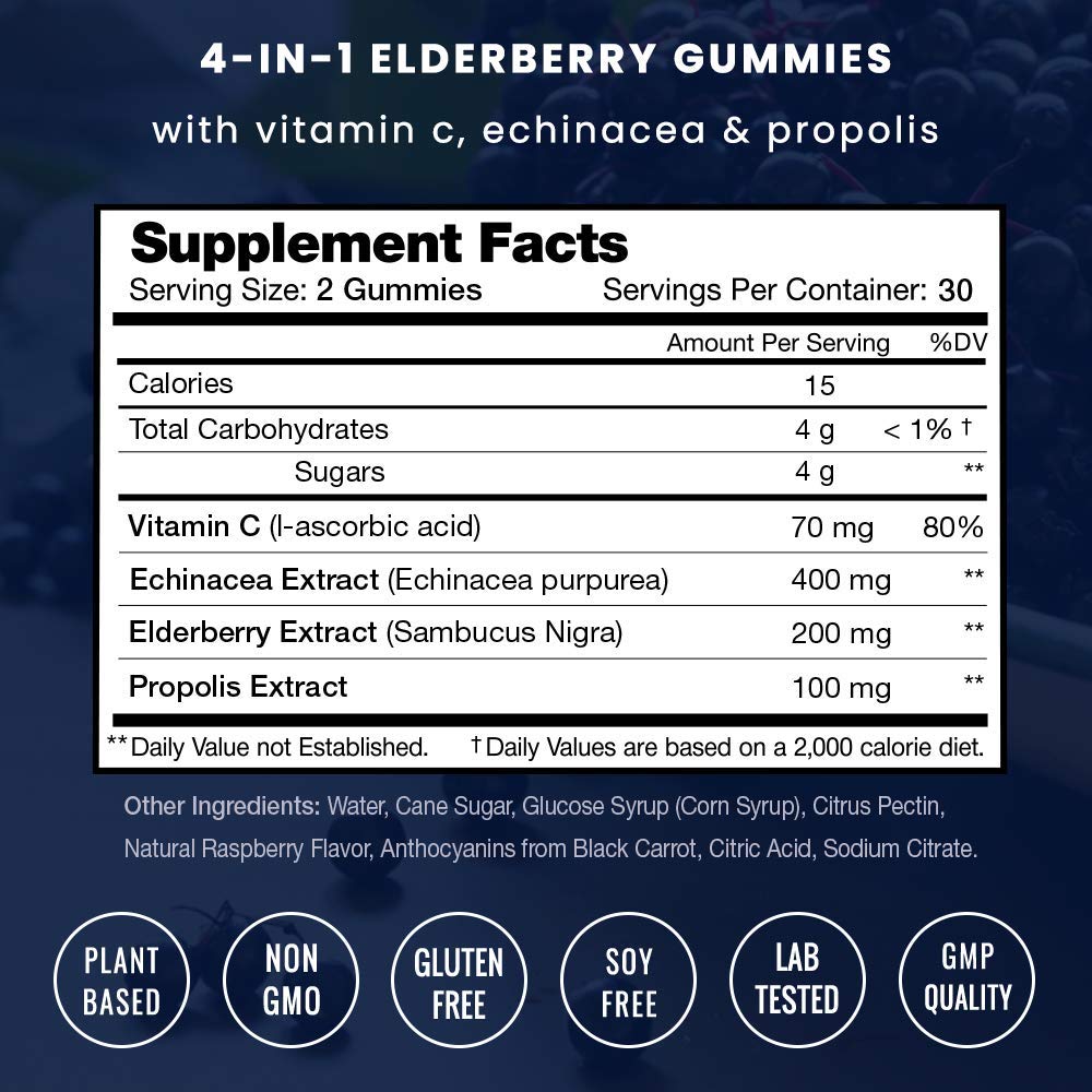 Paquete doble gomitas NutraChamps vitamina c y saúco