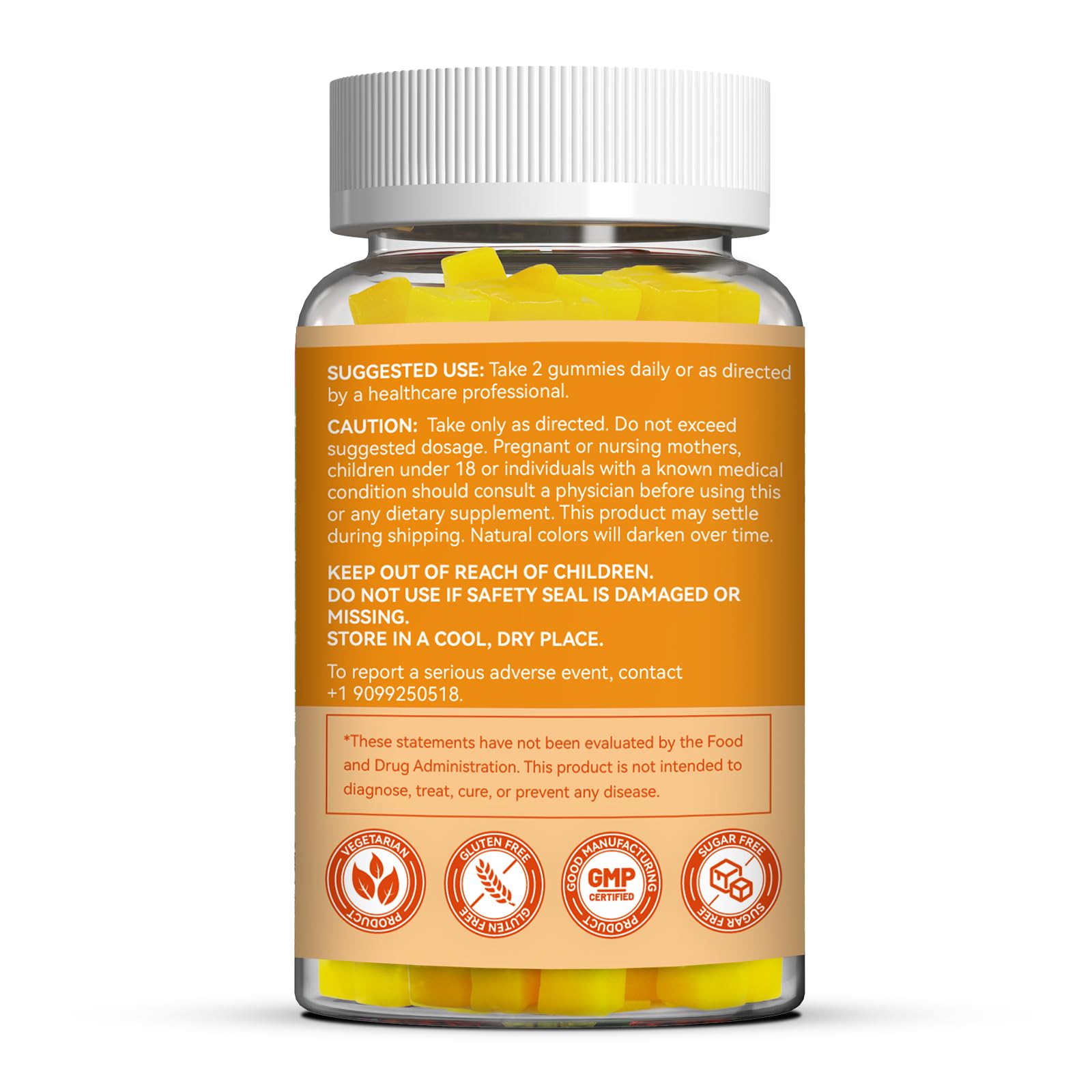 Paquete doble gomitas vitamina B2 120 piezas para adultos