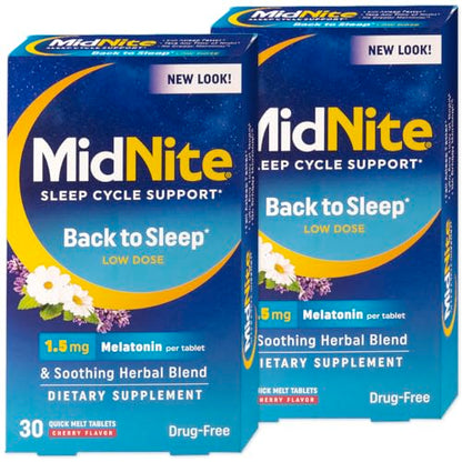 Paquete doble MidNite con melatonina