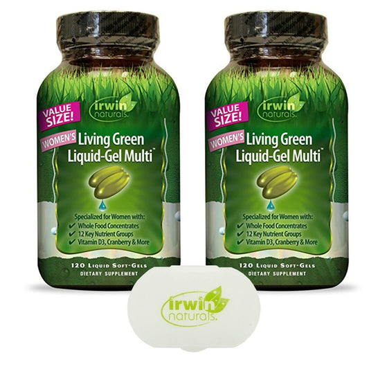 Paquete doble multivitamínico mujer Living Green Irwin Naturals