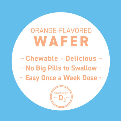 Paquete doble Replesta vitamina d3 50000 ui wafers masticables