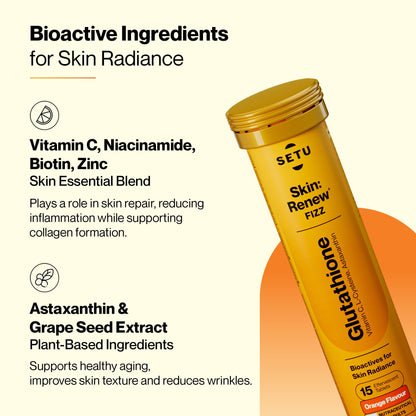 Paquete doble SETU Skin Renew glutatión antioxidante piel