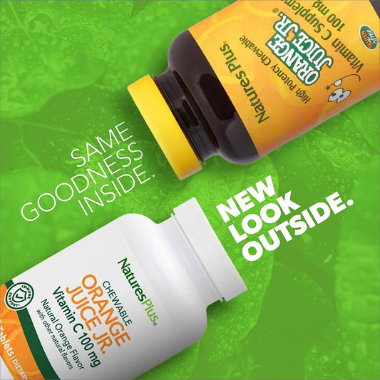 Paquete doble tabletas masticables vitamina c Natures Plus