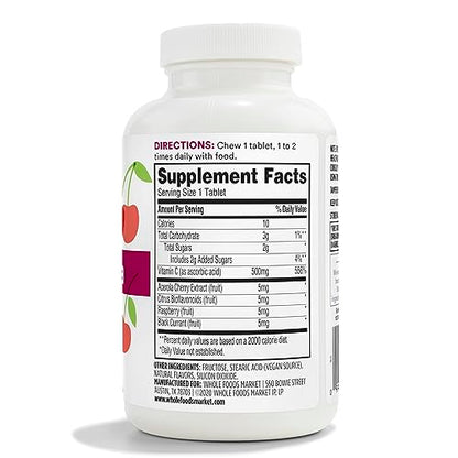 Paquete doble vitamica c plus acerola 365 Whole Foods