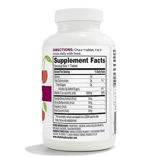 Paquete doble vitamica c plus acerola 365 Whole Foods