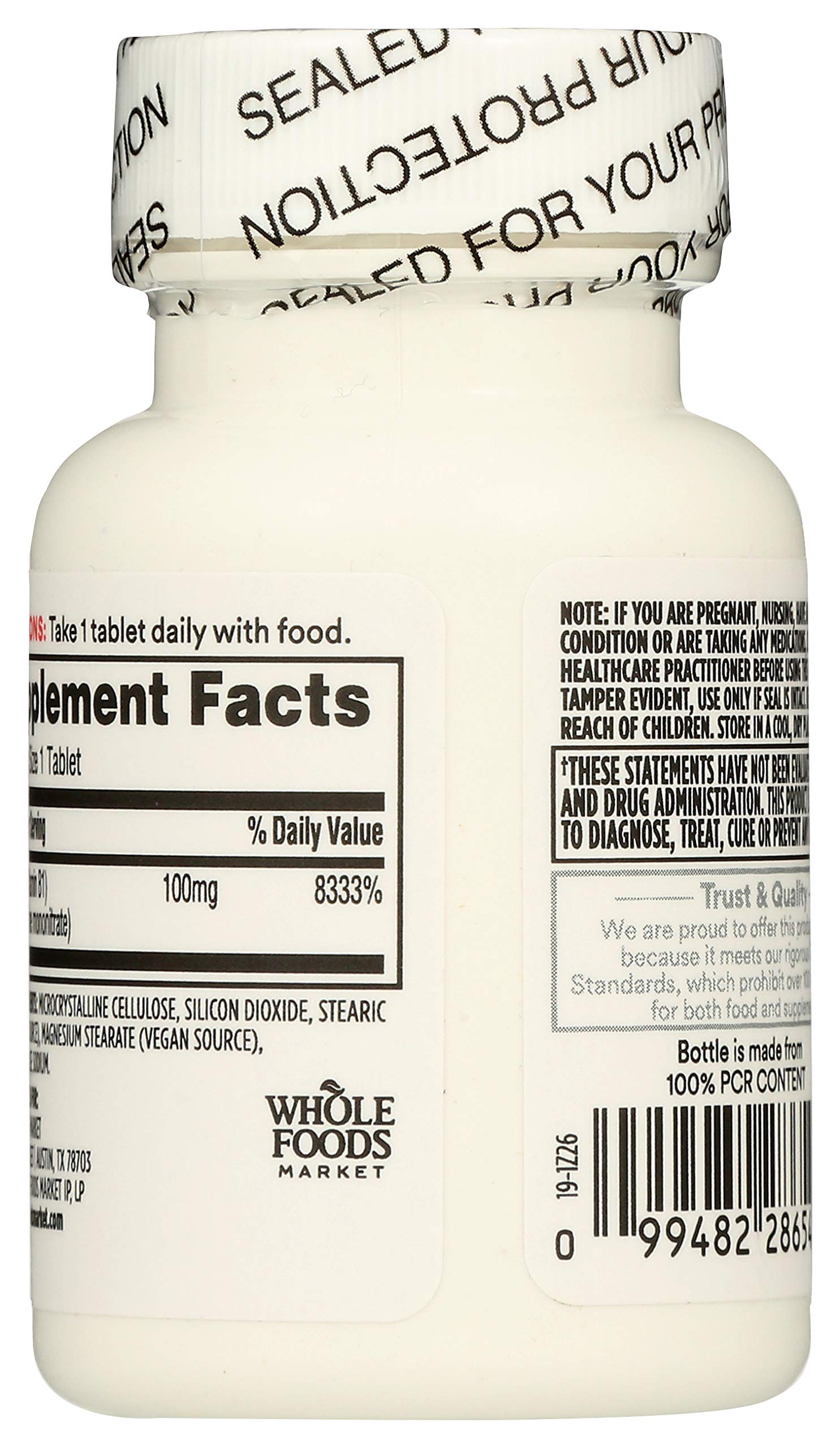 Paquete doble de vitamina B1 365 Whole Foods Market