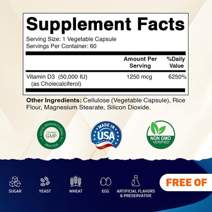 Paquete doble Vitamatic vitamina d3 60 cápsulas cada uno