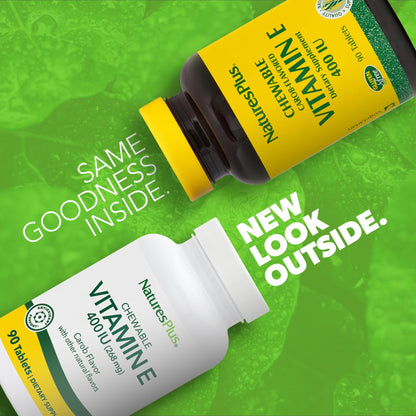 Paquete doble vitamina E Natures Plus 90 tabletas cada uno