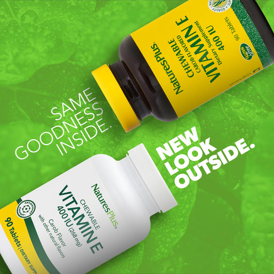 Paquete doble vitamina E Natures Plus 90 tabletas cada uno