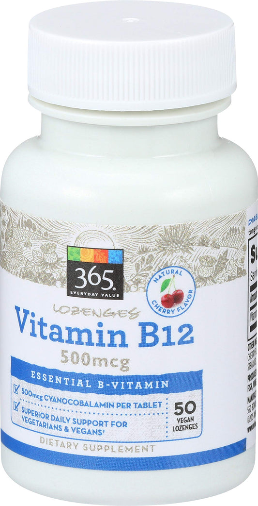 Paquete de dos frascos vitamina B12 365 Everyday Value