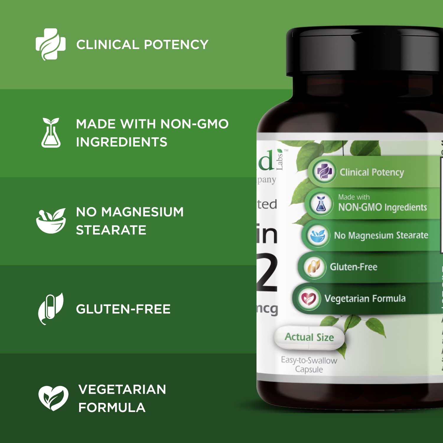 Paquete EMERALD LABS vitamina D3 K2 con zinc para apoyo inmunológico