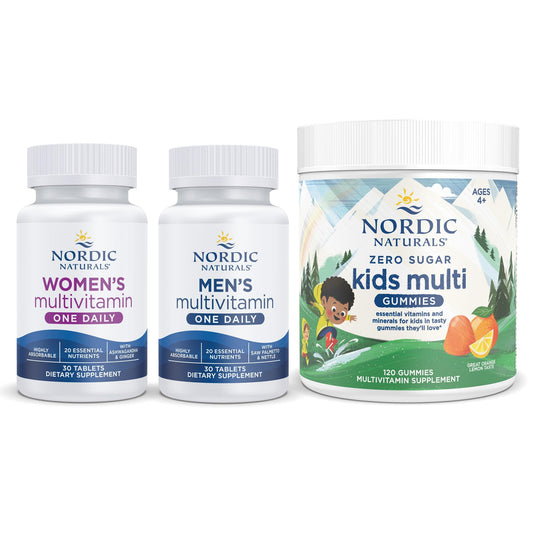 paquete familiar multivitamínico nordic naturals