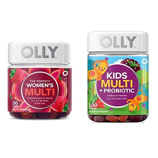 Paquete familiar OLLY vitaminas goma mujeres niños probiótico
