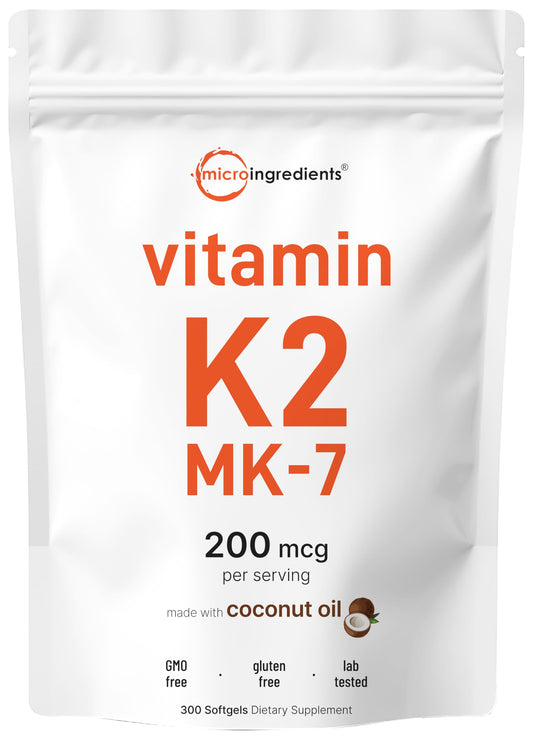 Paquete frontal de vitamina K2 MK-7 Micro Ingredients