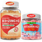 Paquete gominolas nextdia vitaminas c d3 zinc y k2 para adultos