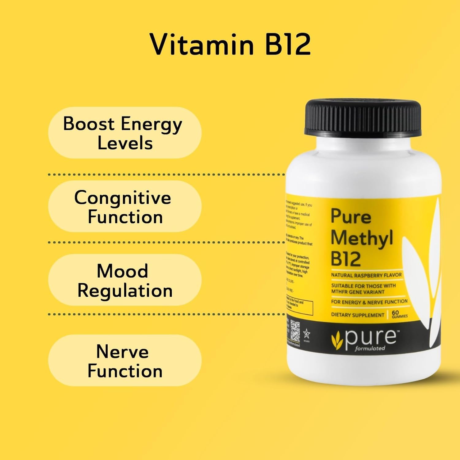 Paquete de Gomitas de B12 pure formulated