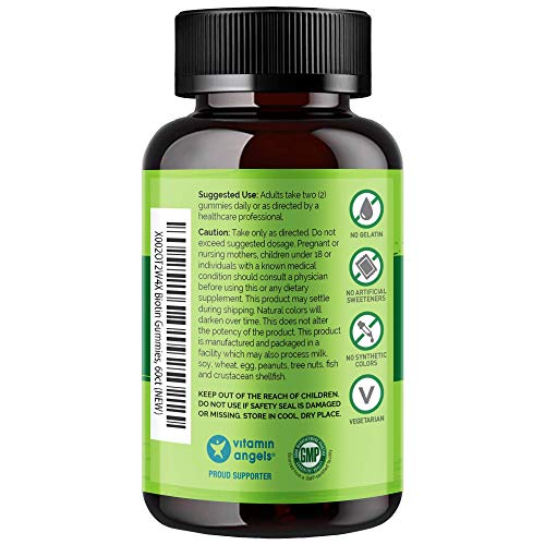 Paquete gomitas biotina 2500 mcg NATURELO sabor fresa