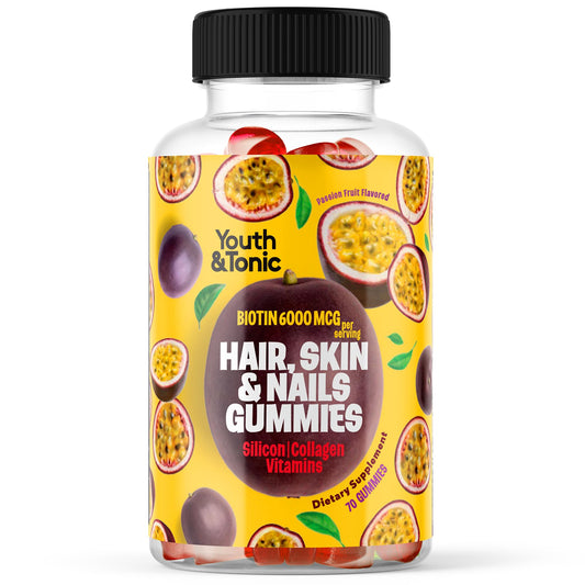 paquete gomitas biotina 6000mcg colágeno cabello piel uñas