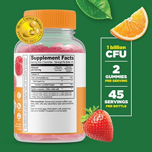 Paquete gomitas hierro y vitamina C Lifeable para niños al frente