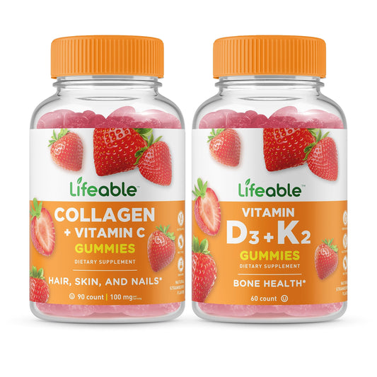 Paquete gomitas Lifeable colágeno y vitaminas D3 K2