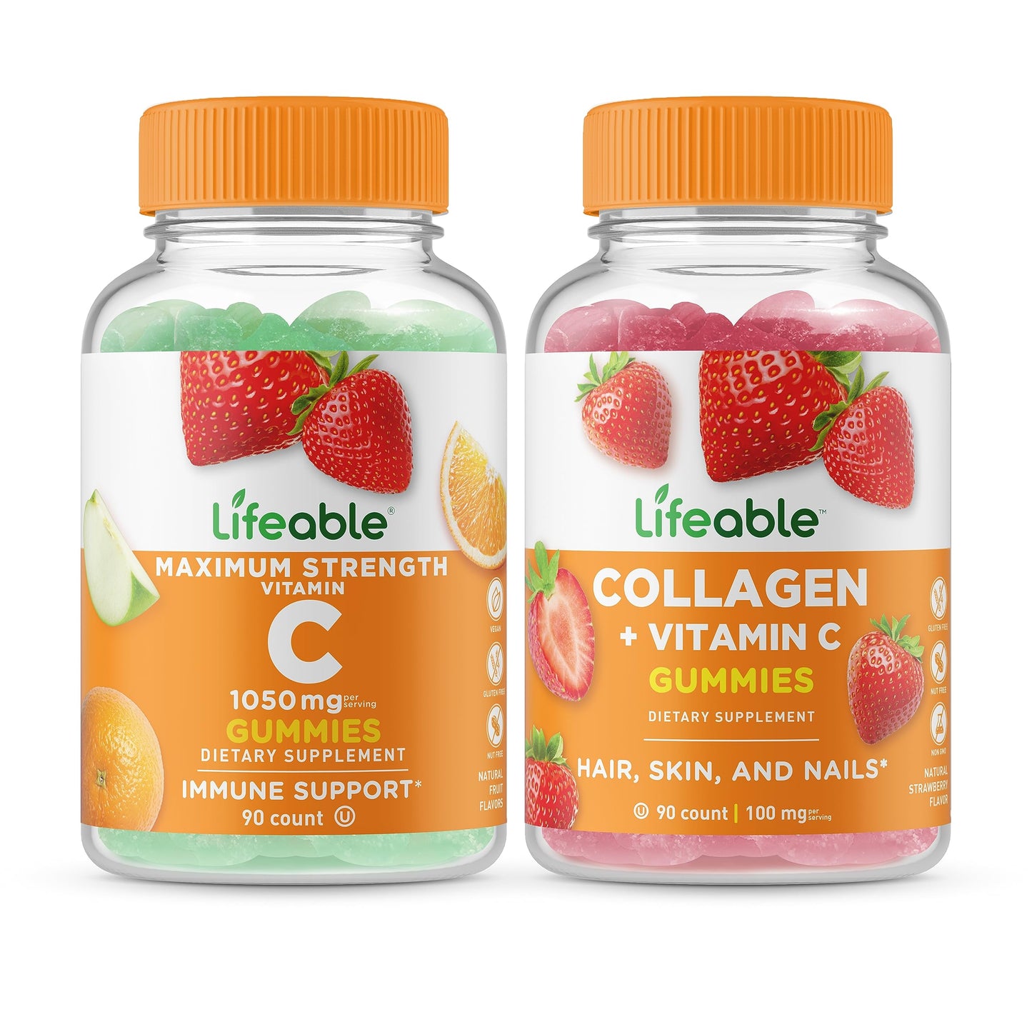 Paquete gomitas Lifeable vitamina C y colágeno