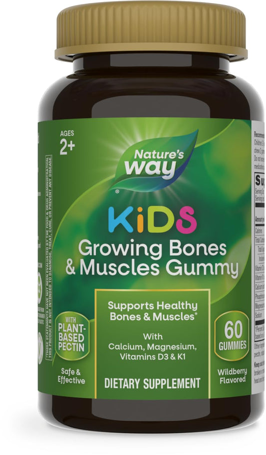 Paquete gomitas Nature's Way para huesos y músculos de niños
