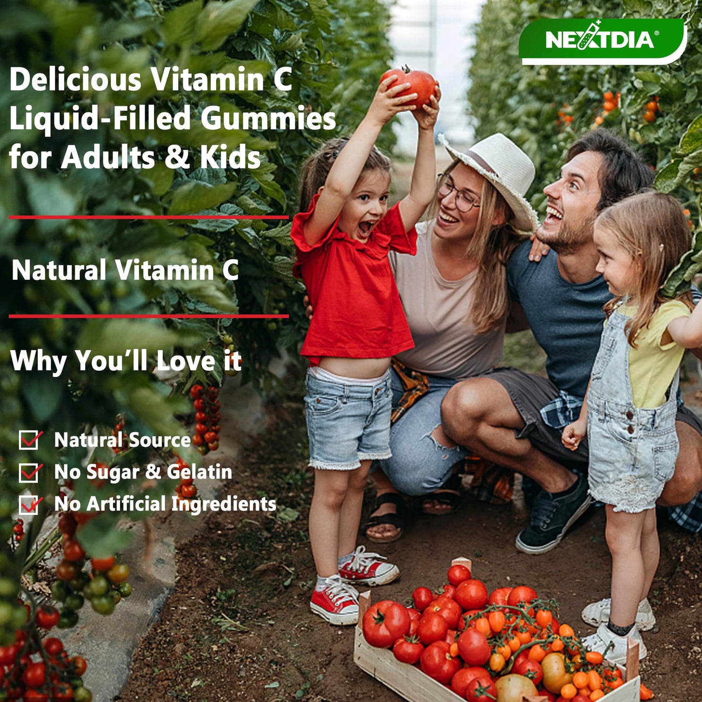 Paquete gomitas Nextdia vitamina C y hierro