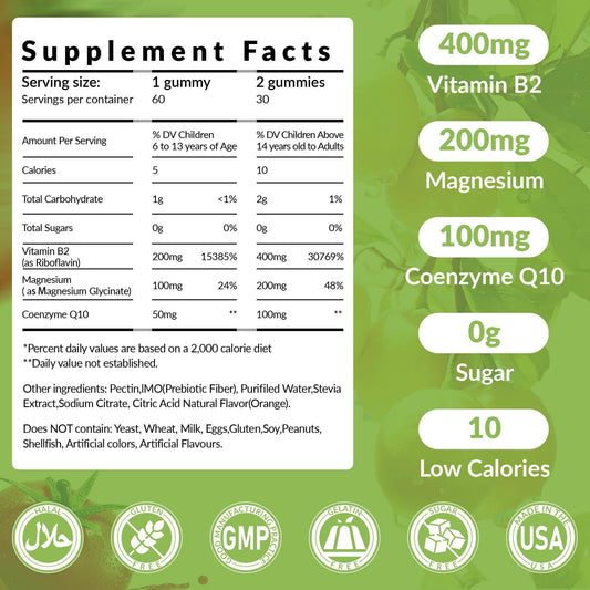 Paquete de gomitas Nutribota para energía y sistema nervioso