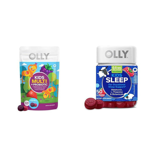 Paquete de gomitas OLLY para niños para multivitaminas y dormir