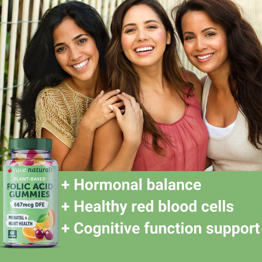 Paquete gomitas prenatal Yuve con vitaminas naturales y veganas