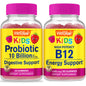 Paquete de gomitas probióticas y vitamina B12 para niños WellYeah