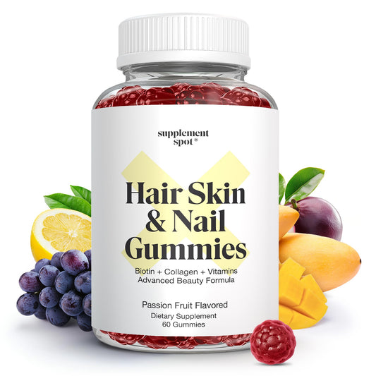 paquete gomitas supplement spot biotina colágeno cabello