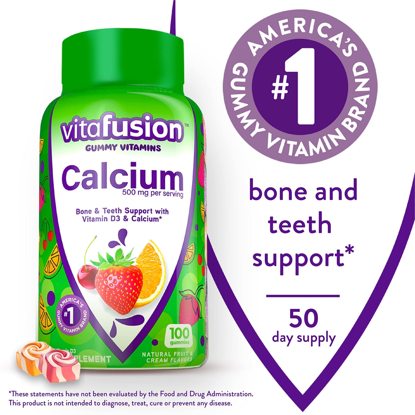Paquete gomitas Vitafusion vitamina C tropical cítrico