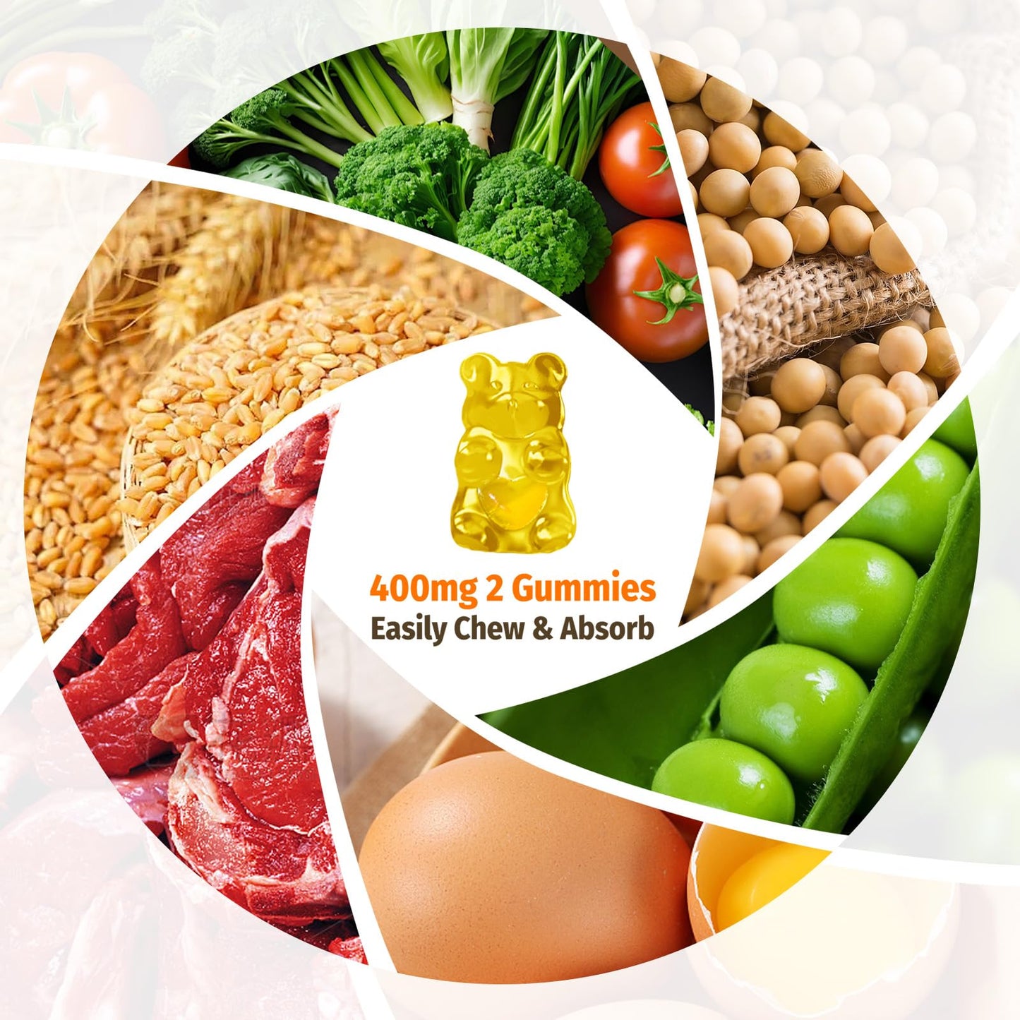 Paquete gomitas vitamina B2 ZA'ZA K ORGANICS 60 unidades