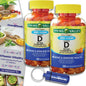 Paquete gomitas vitamina d sin azúcar choice bundle para salud ósea e inmune