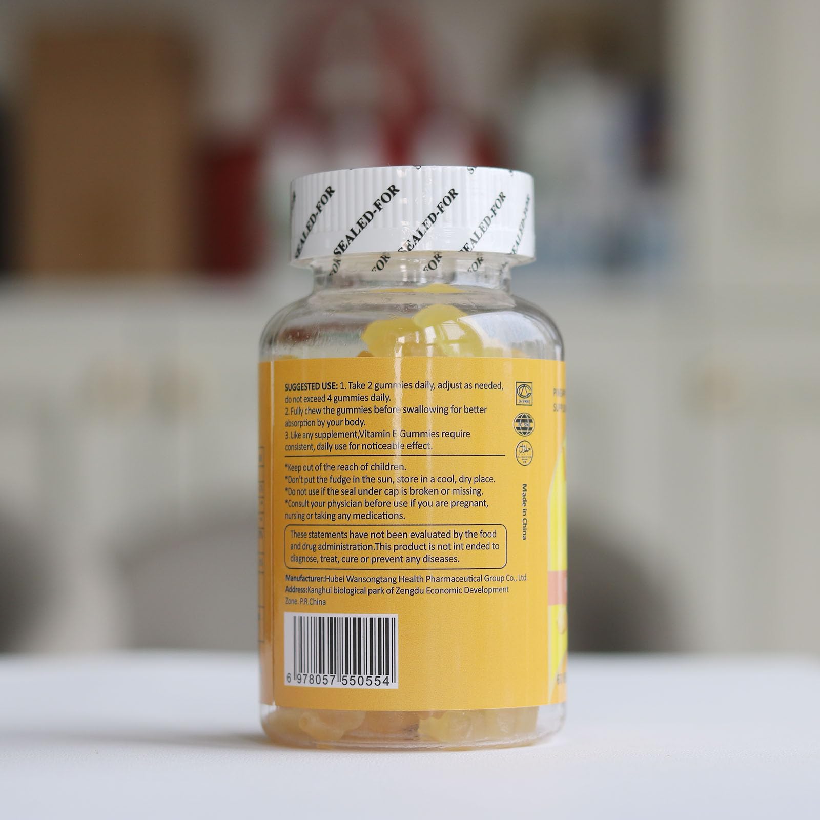 Paquete gomitas vitamina E 60 unidades AIHIYO