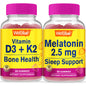 Paquete de gomitas WellYeah vitamina D3 K2 melatonina sin gluten