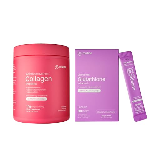 Paquete Haroutine colágeno marino y glutatión liposomal