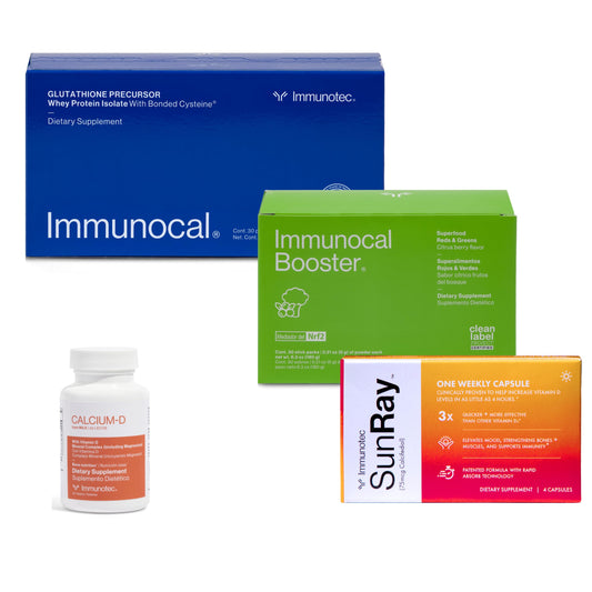 Paquete Immunocal refuerzo inmunológico con calcio y vitamina D Sunray