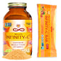 Paquete Infinity Greens con polvo de vitamina C y barras snack
