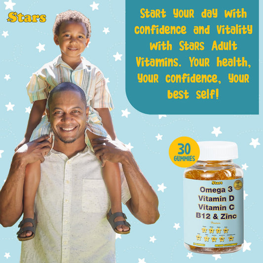 Paquete de inmunidad Stars con saúco y vitamina C en botella