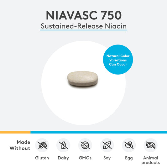 Paquete lateral XYMOGEN NiaVasc 750 tabletas