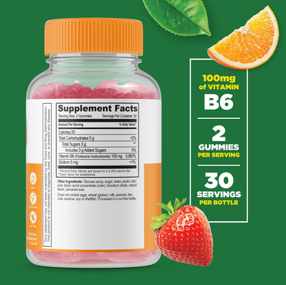 Paquete Lifeable gomitas vitaminicas B6 sin gluten