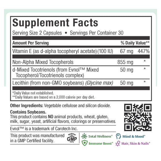 Paquete frontal Maxi Health vitamina e 200 ui