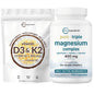 Paquete Micro Ingredients vitamina d3 k2 y magnesio 2 en 1