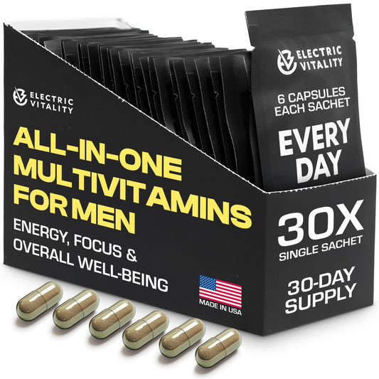 Paquete de multivitaminas Electric Vitality para hombres