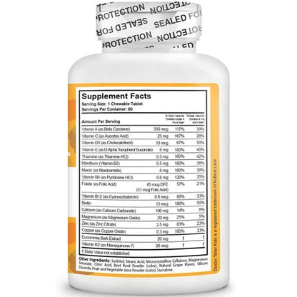 Paquete multivitaminas NuBest Doctor Taller Kids